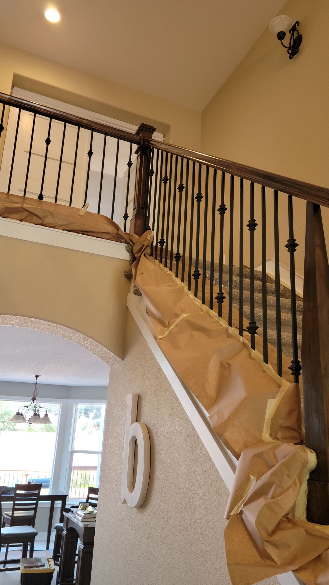 Whole Home Remodel Hand Rail