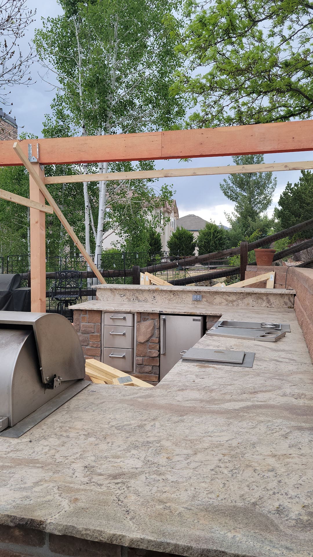 Lakewood patio cover construction